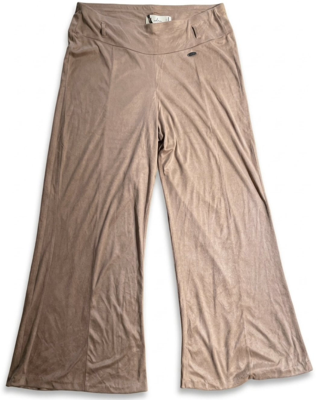Pantalón Palazzo Suede ALMA (M) NUEVO CON ETIQUETAS 3
