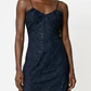 Vestido Lencero Lentejuelas MANGO (XS) NUEVO CON ETIQUETAS - Miniatura 1