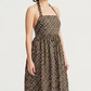 Vestido Halter J. CREW (M) NUEVO CON ETIQUETAS - Miniatura 1