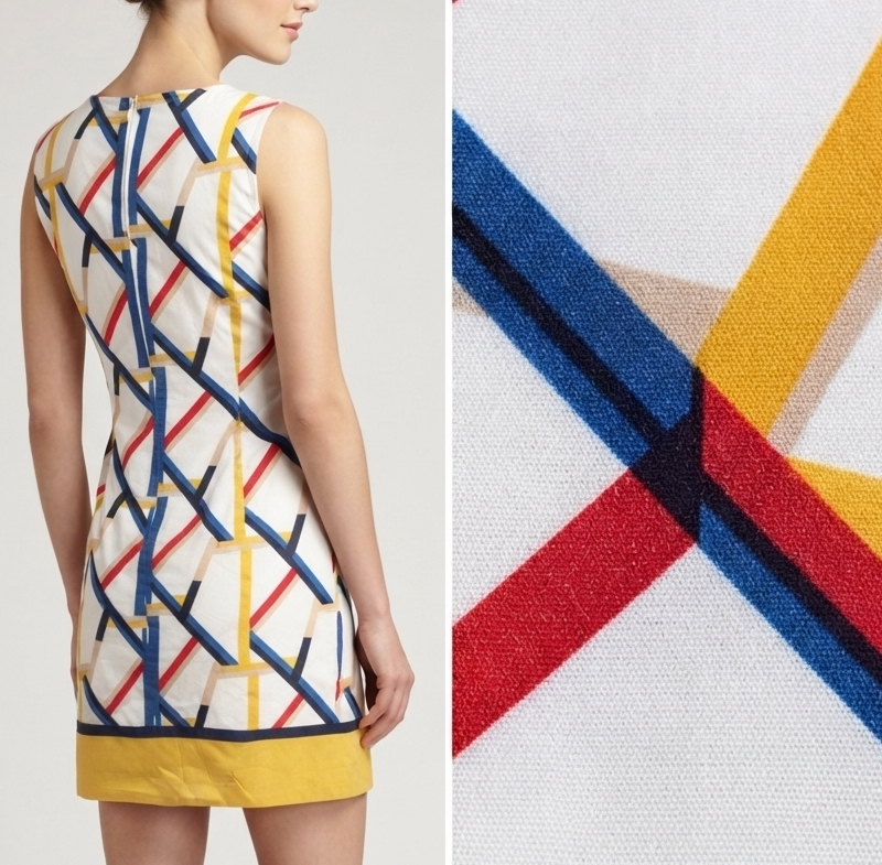 Vestido Shift Geométrico Multicolor Sweet Miss (S) SHOWROOM 2