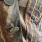 Blazer Metalizado Crinkle Diseño Botones Vintage ALBA MODA (M) - Miniatura 2
