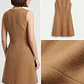 Vestido Corto Camel Sin mangas J. CREW (S) NUEVO CON ETIQUETAS  - Miniatura 2