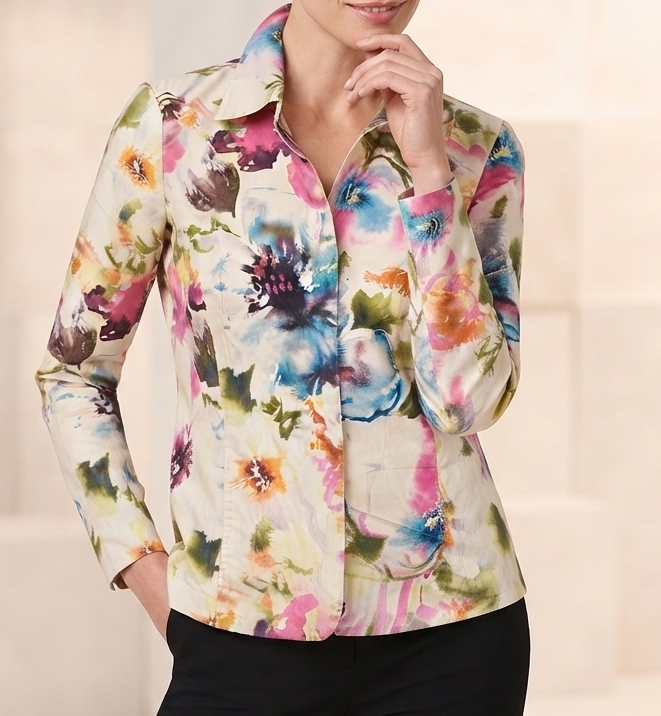 Blazer Estampado Floral COLDWATER CREEK  (S) SHOWROOM 1