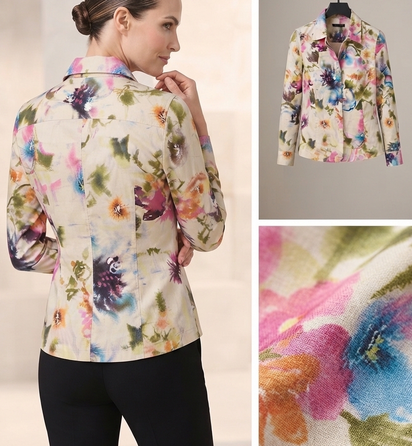 Blazer Estampado Floral COLDWATER CREEK  (S) SHOWROOM 2
