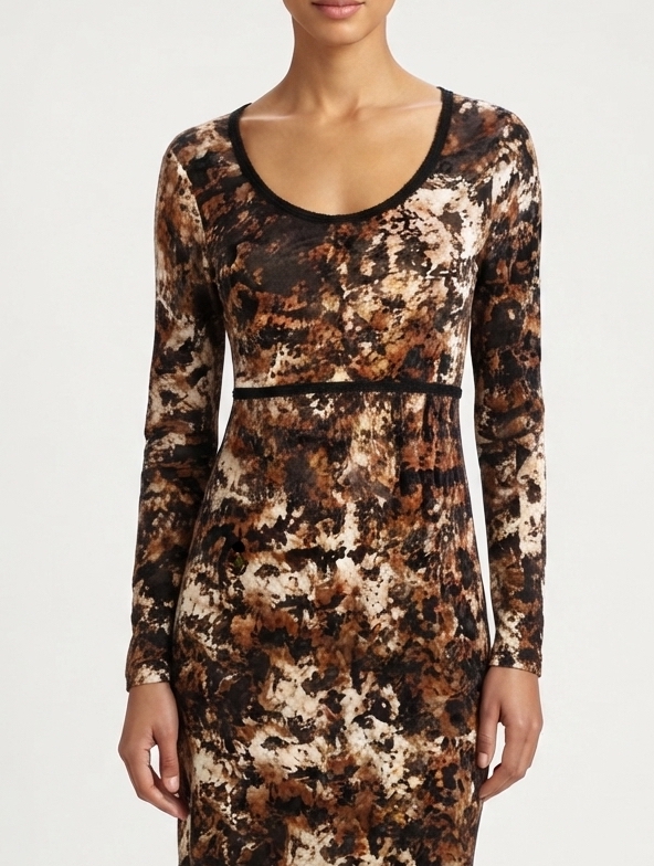 Vestido Corto de Manga Larga STREET ONE (S) NUEVO CON ETIQUETAS  1