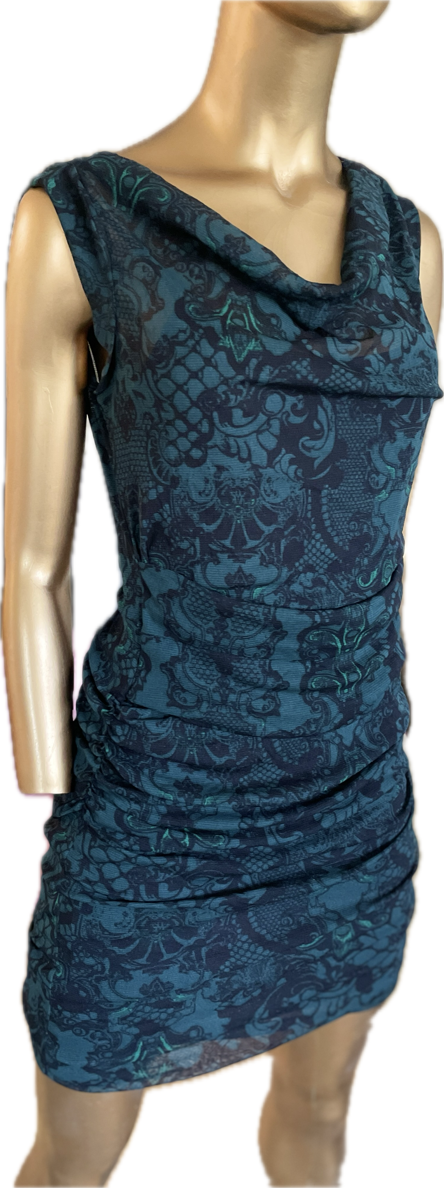 Vestido Bodycon Malla Fruncido Lateral MEXX (M) SHOWROOM 2