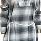 Vestido Túnica Bordados Franela 100% Algodón SONOMA (S) NUEVO CON ETIQUETAS - Miniatura 2