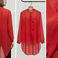Blusa de Gasa Asimétrica BISOU BISOU (M) NUEV0 CON ETIQUETAS - Miniatura 3