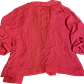 Blazer Manga Roll Up Crepe Rebecca Jacket Pink NONI B (XL) NUEVO CON ETIQUETAS - Miniatura 3