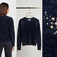 Suéter de Peluche con Adornos de Perlas (M) / SHOWROOM - thumbnail 3