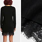 Vestido Suéter Detalle de Encaje (S) NUEVO - thumbnail 2