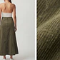 Maxi Falda de Cotele JONES NEW YORK SPORT (S) NUEVO CON ETIQUETAS - thumbnail 2