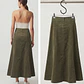 Maxi Falda de Cotele JONES NEW YORK SPORT (S) NUEVO CON ETIQUETAS - thumbnail 3