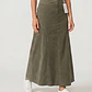 Maxi Falda de Cotele JONES NEW YORK SPORT (S) NUEVO CON ETIQUETAS - thumbnail 1