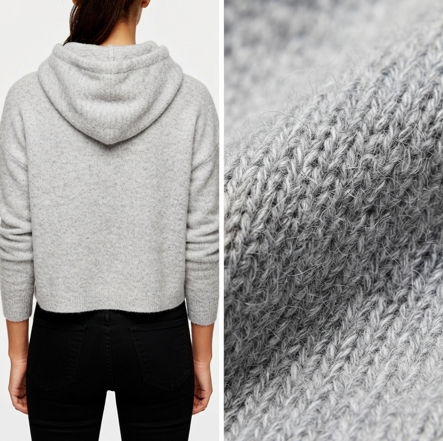 Poleron con Capucha TOPSHOP (S) NUEVO CON ETIQUETAS 3
