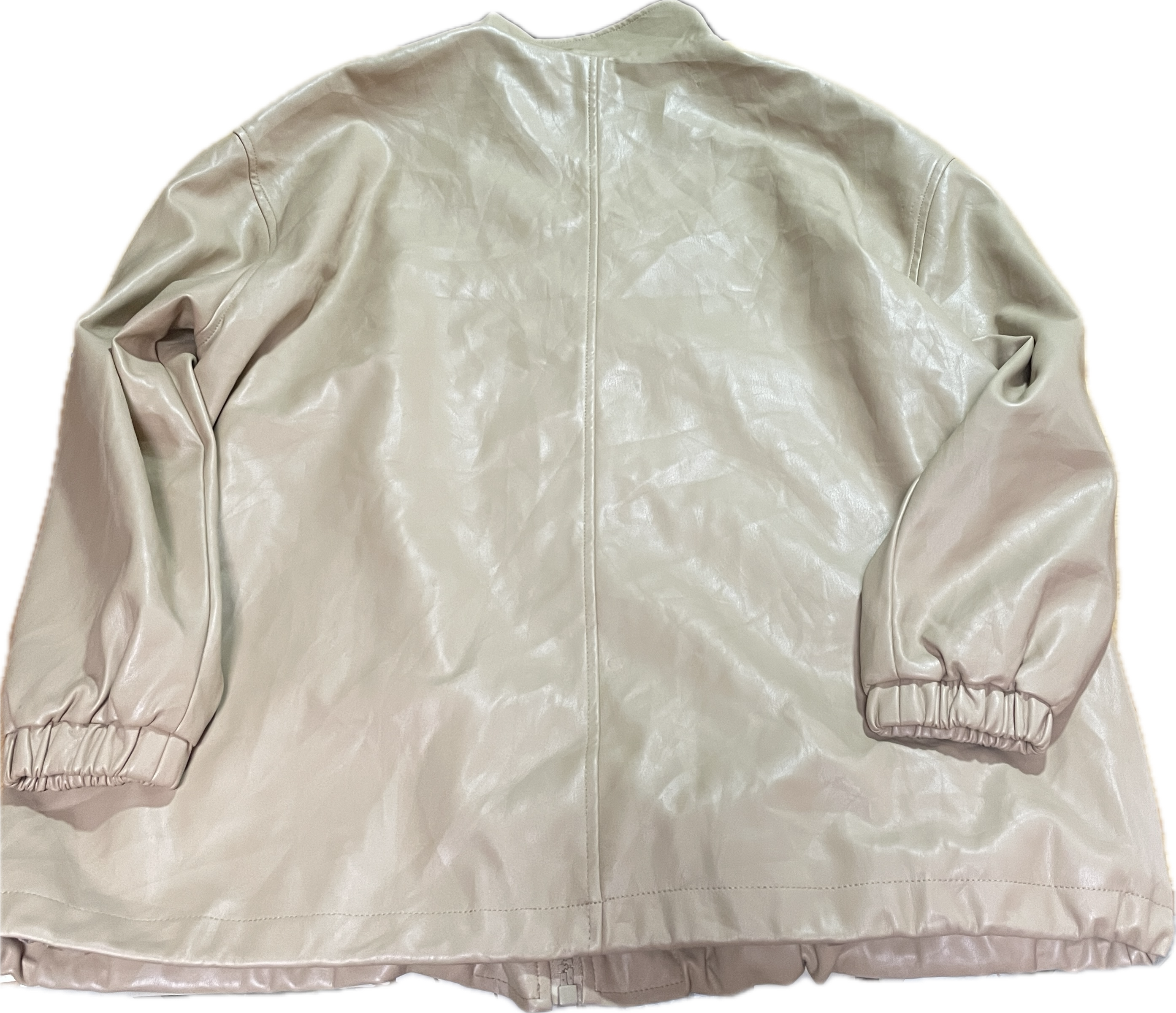 Chaqueta Bomber Ecocuero Bubble Hem ASOS DESIGN CURVE (XXL) SHOWROOM 3