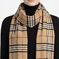 Bufanda 100% Cachemira Nova Check MADE IN SCOTLAND (TU) SHOWROOM - Miniatura 1