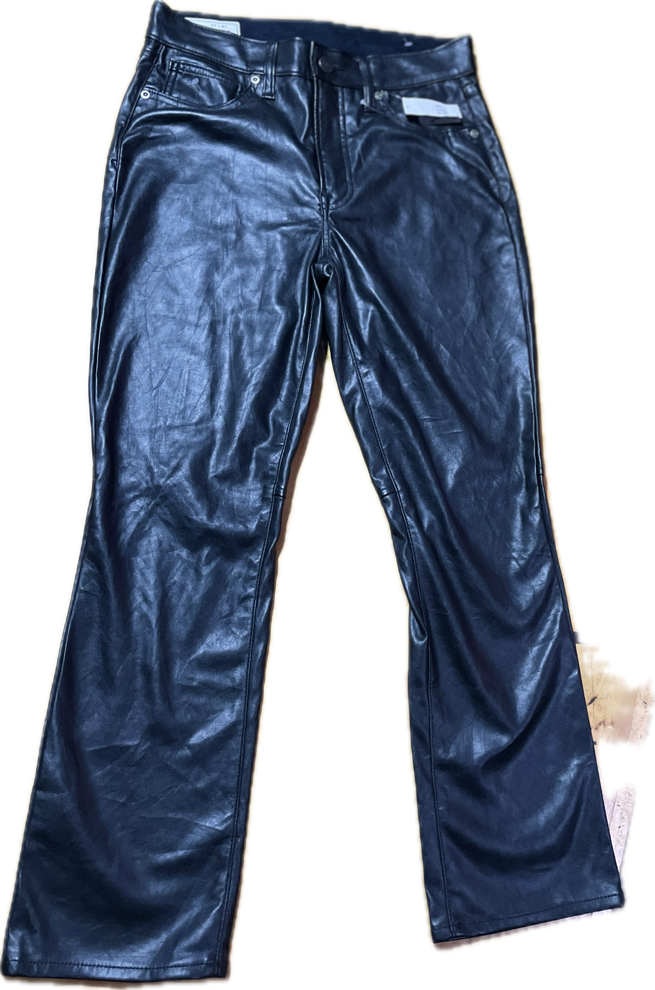 Pantalón Cuero Vegano High-Rise GAP (S) NUEVO CON ETIQUETAS 6