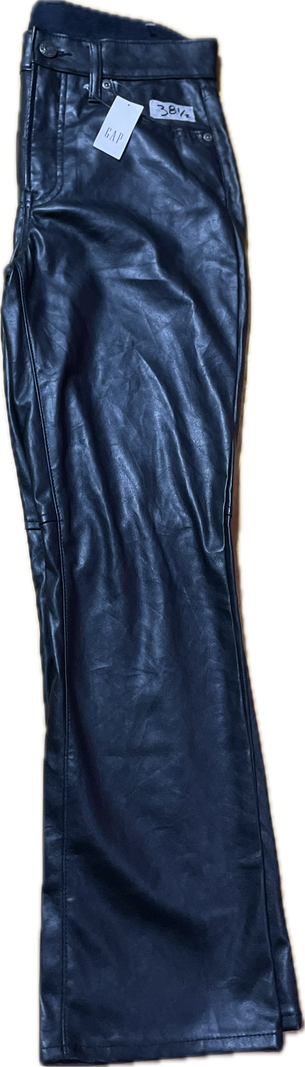 Pantalón Cuero Vegano High-Rise GAP (S) NUEVO CON ETIQUETAS 4