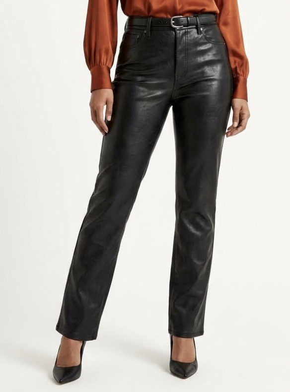 Pantalón Cuero Vegano High-Rise GAP (S) NUEVO CON ETIQUETAS 1