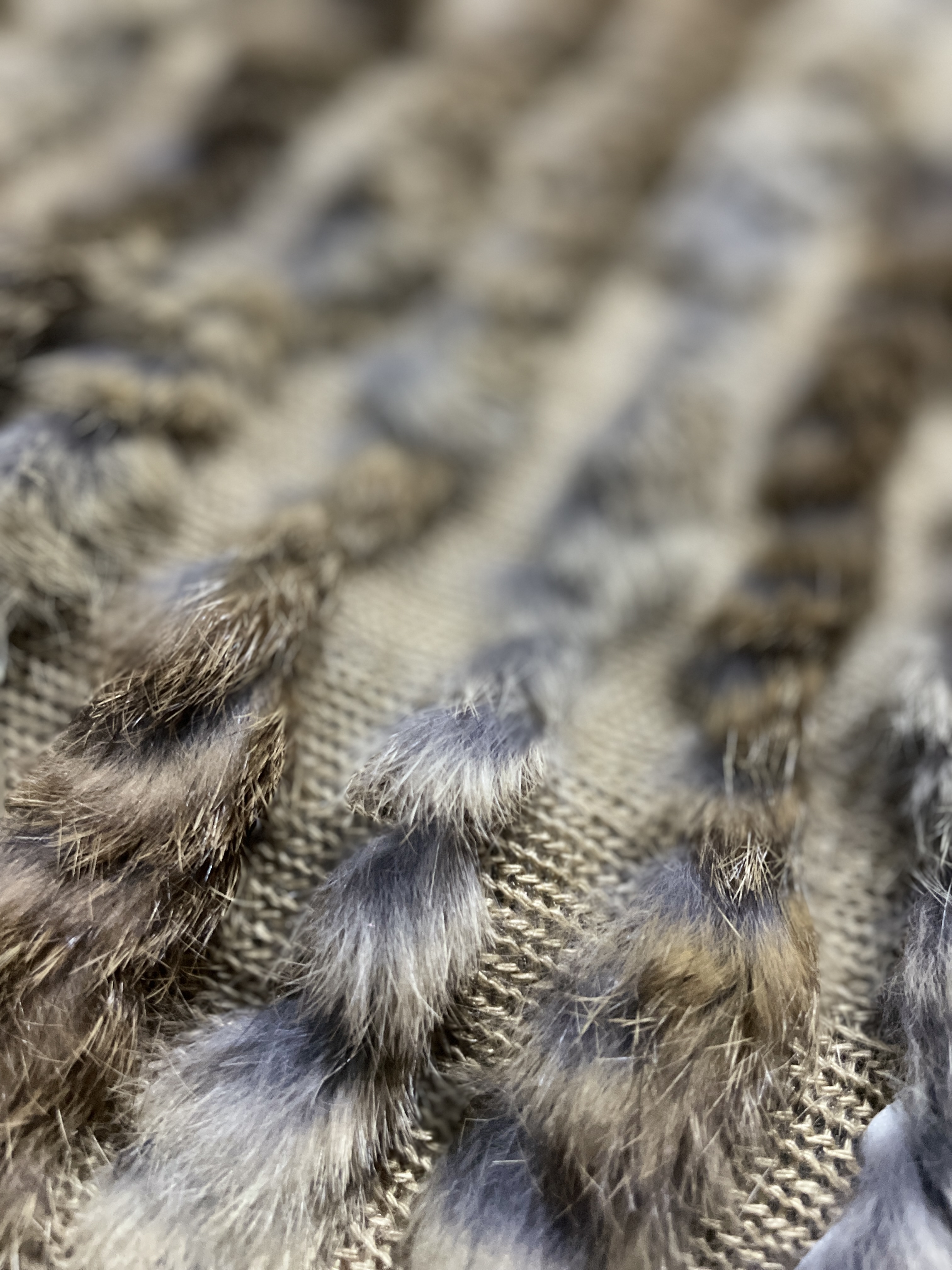 Poncho Trimming 100% Conejo HECHO EN RUSIA (TU) SHOWROOM 2