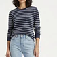 Polera Manga Larga Breton Stripe Textura BANANA REPUBLIC (M-L) NUEVO CON ETIQUETAS - Miniatura 1