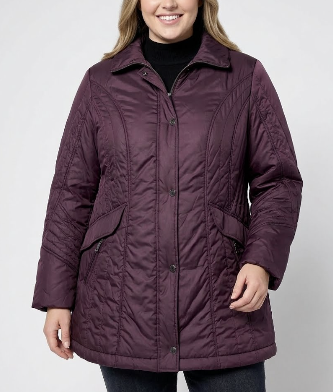 Parka Acolchada Metalizada JACKET&COAT (XXL)  1