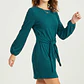 Vestido con Lazo – PRETTY GARDEN (S) NUEVO CON ETIQUETAS - Miniatura 1
