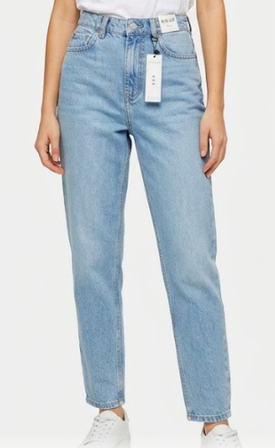 Mom Jeans TOPSHOP (M) NUEVO CON ETIQUETAS 1