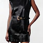 Vestido Efecto Cuero ZARA (M) SHOWROOM - Miniatura 2