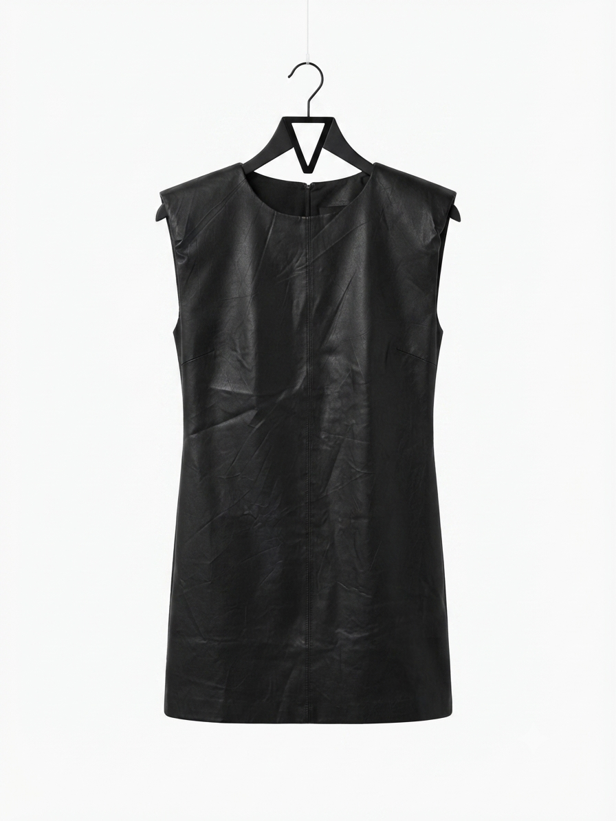 Vestido Efecto Cuero ZARA (M) SHOWROOM 4