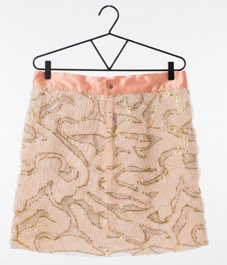Minifalda Glam A-RAYAS (S) NUEVO CON ETIQUETAS  3