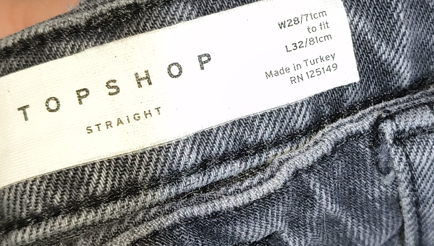 Jeans Rectos TOPSHOP (S 38) SHOWROOM 5