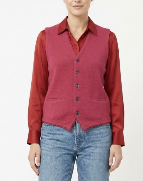 Chaleco/Gilet Clásico Unisex 100% Lana Virgen PURITAN (M) 2