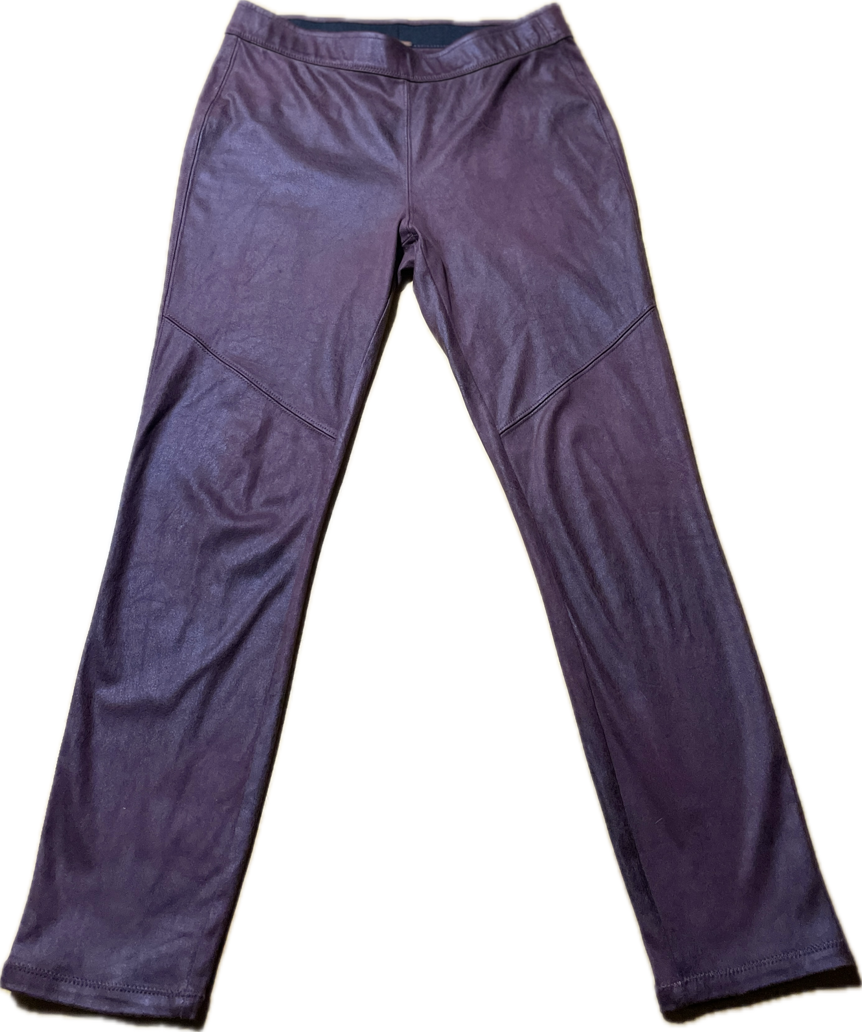 Leggings Cuero Vegano Gamuzado Burgundy FREE PEOPLE (M) SHOWROOM  6