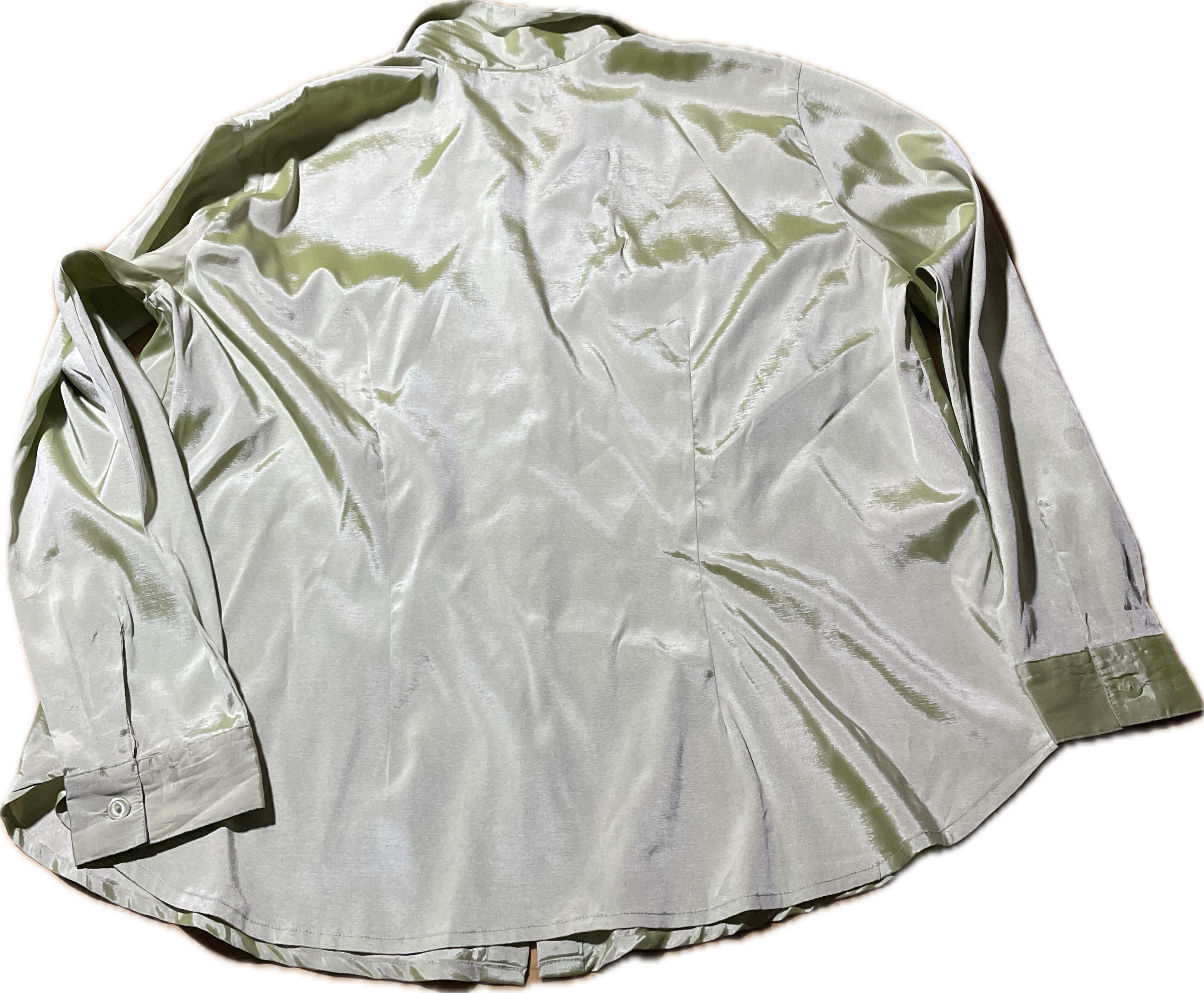Blusa Satinada/Sedosa Cuello Punta UNBRANDED (XXL)  4