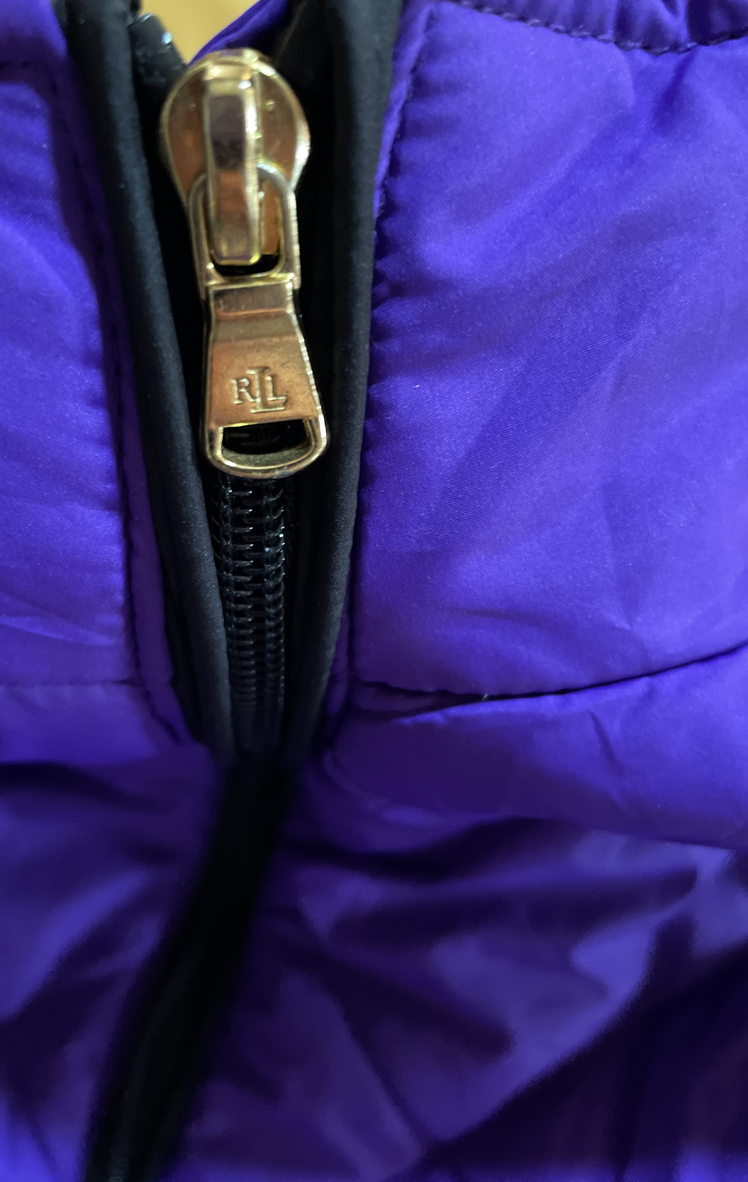 Chaleco Acolchado Broches Dorados RALPH LAUREN (M) NUEVO SIN ETIQUETAS 3