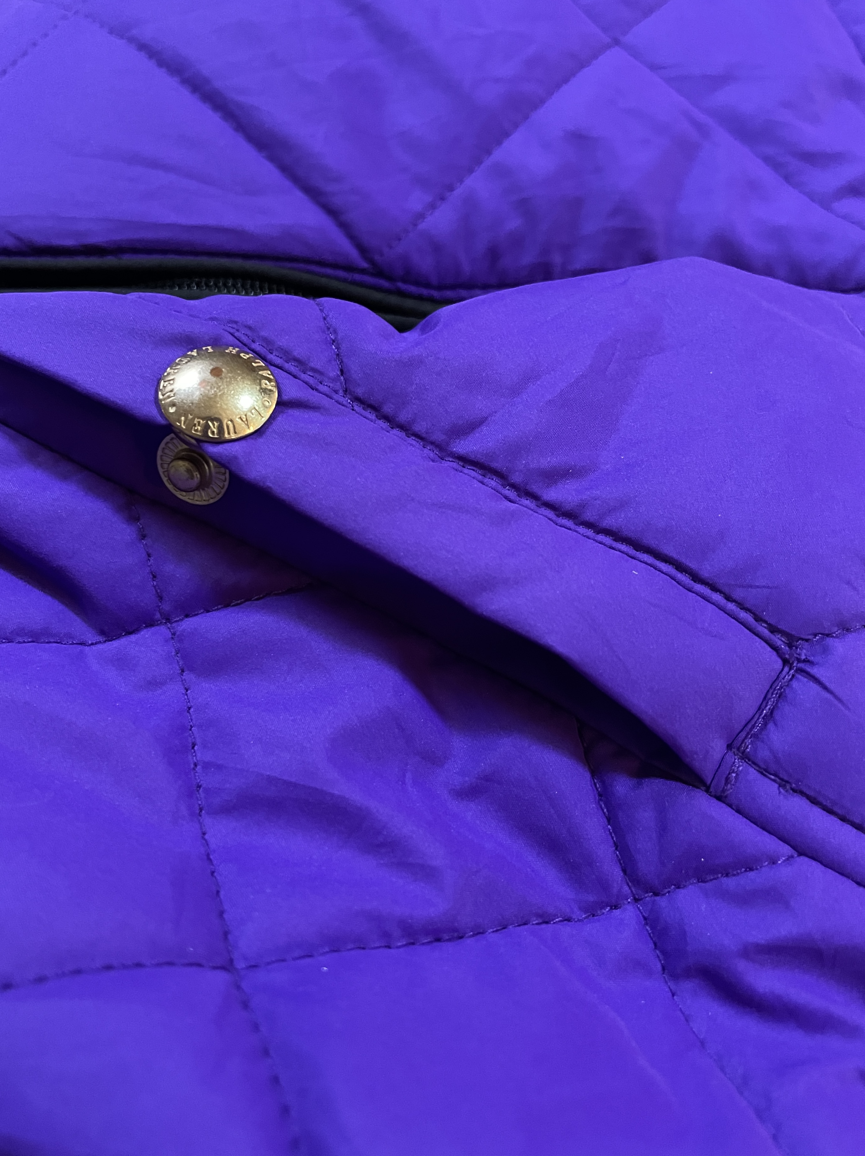 Chaleco Acolchado Broches Dorados RALPH LAUREN (M) NUEVO SIN ETIQUETAS 5