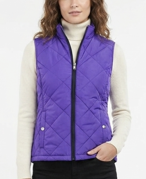 Chaleco Acolchado Broches Dorados RALPH LAUREN (M) NUEVO SIN ETIQUETAS 1