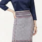 Falda Pencil Tejida Jacquard Basquet-Weave TORY BURCH (L) SHOWROOM - thumbnail 1