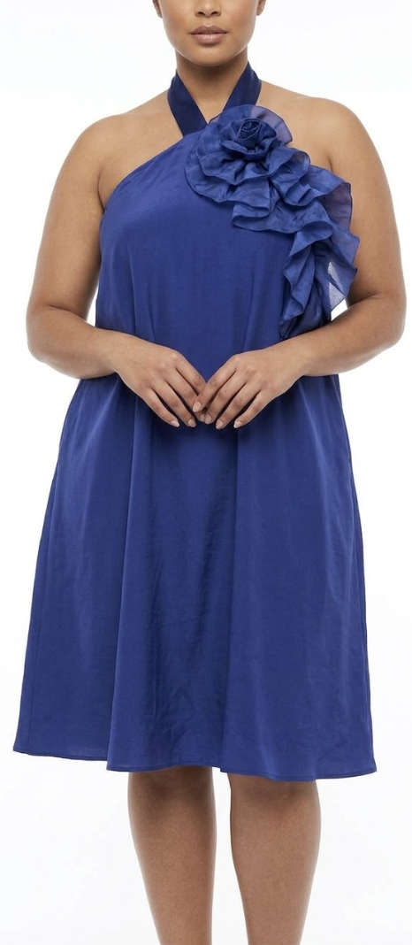 Vestido Fluído Evasé Margaret 100% Seda DOLLY PEARL (L) NUEVO CON ETIQUETAS 2