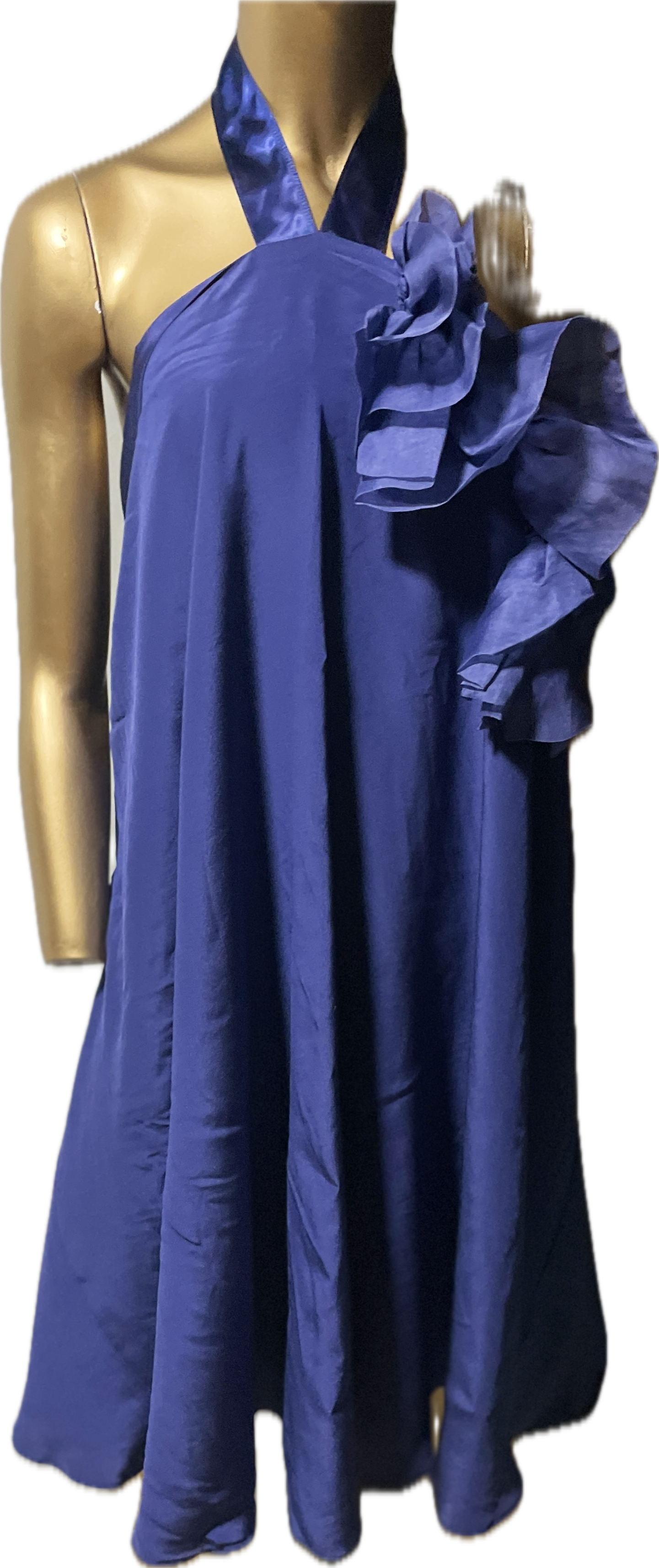 Vestido Fluído Evasé Margaret 100% Seda DOLLY PEARL (L) NUEVO CON ETIQUETAS 6