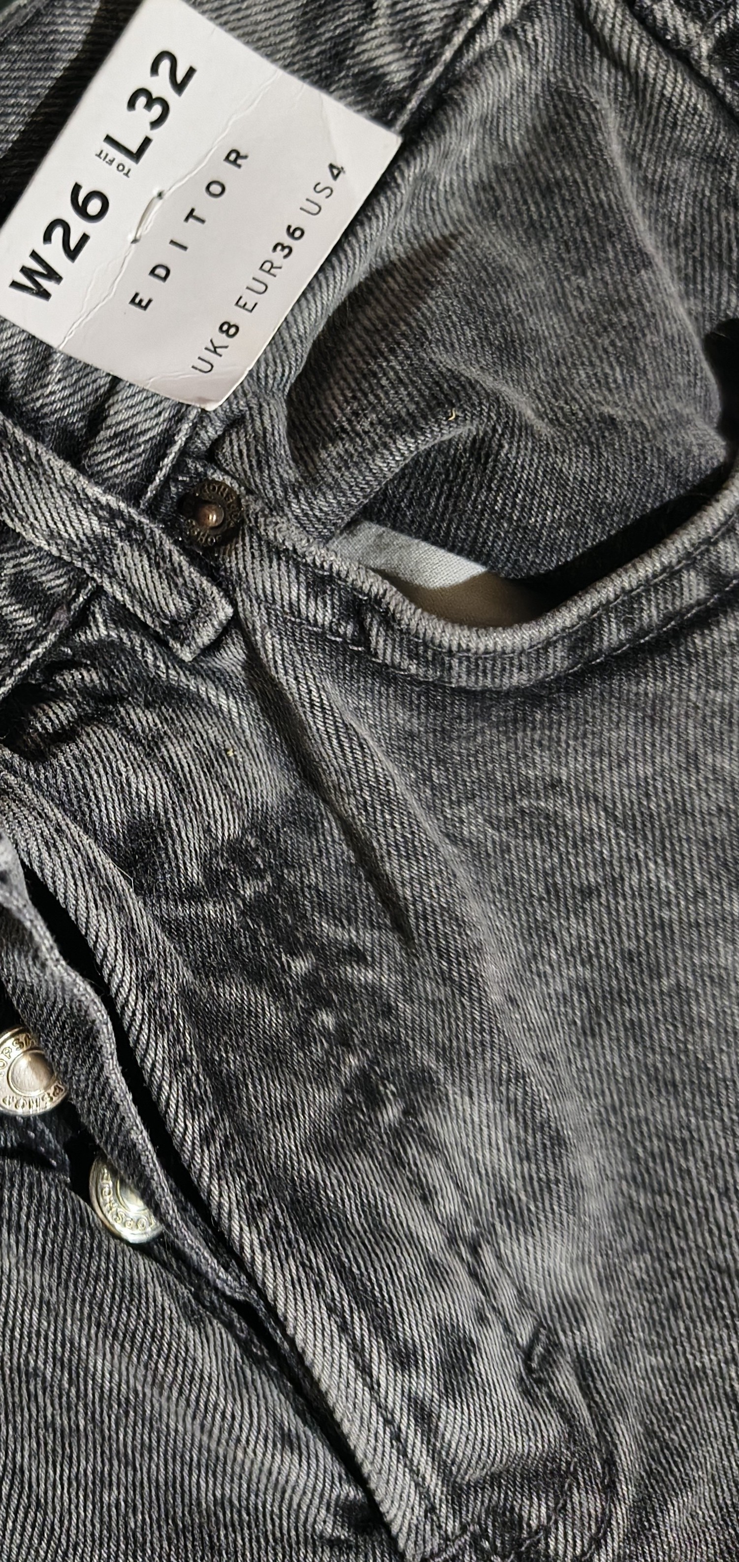 Editor Jeans TOPSHOP (S 36) NUEVO CON ETIQUETAS 3