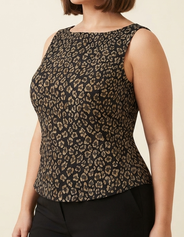 Top Animal Print Elegante  XL  1