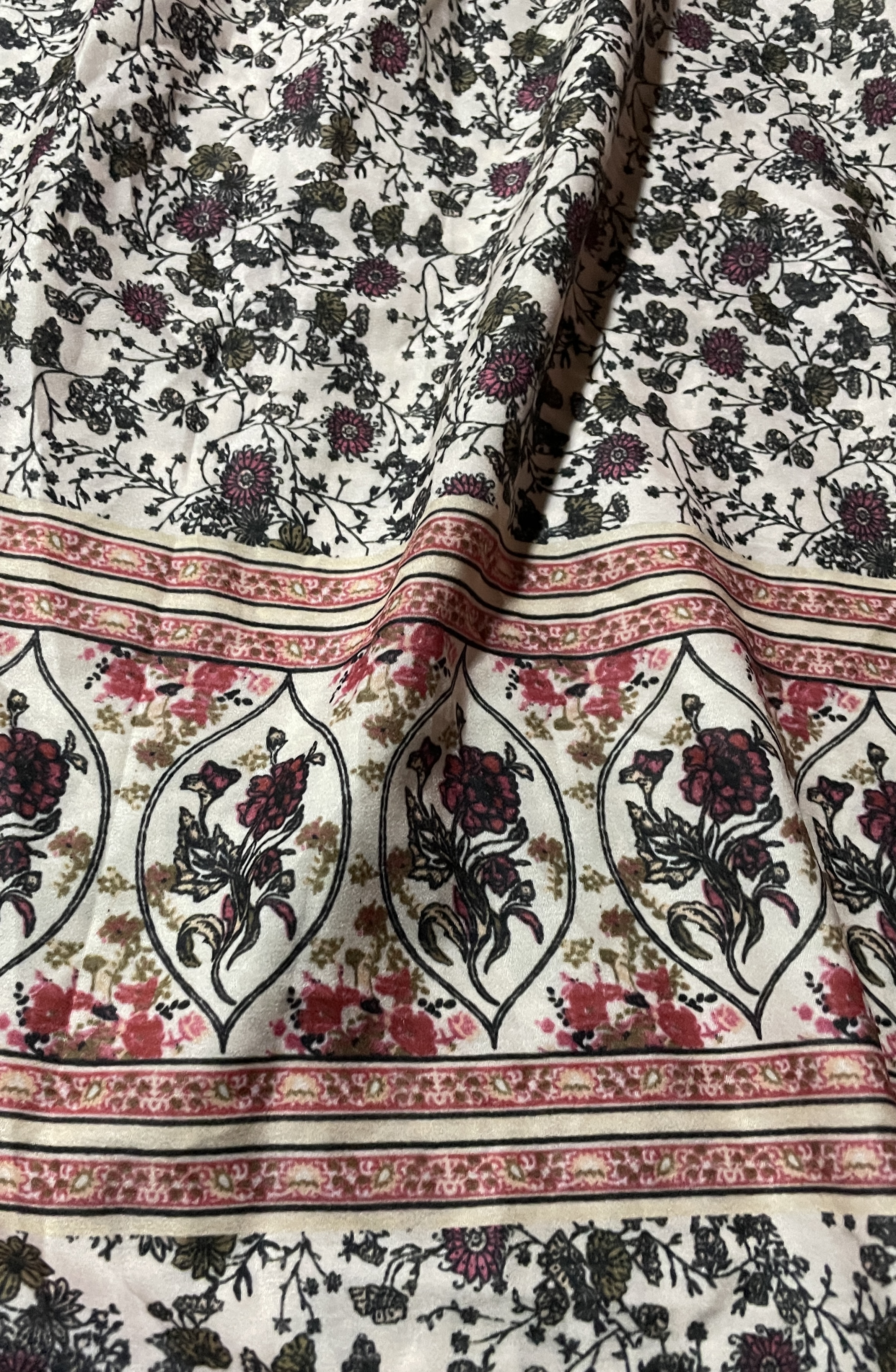 Vestido Maxi Boho Estampado Floral Tassles EUROPEAN ZTATION (XL) NUEVO CON ETIQUETAS 2