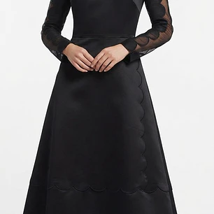 Vestido Cocktail Midi SARA EMANUEL (M) SHOWROOM