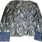 Blazer Jacquard Brocado Tornasolado Metalizado KRISS SWEDEN (L) NUEVO  - Miniatura 5
