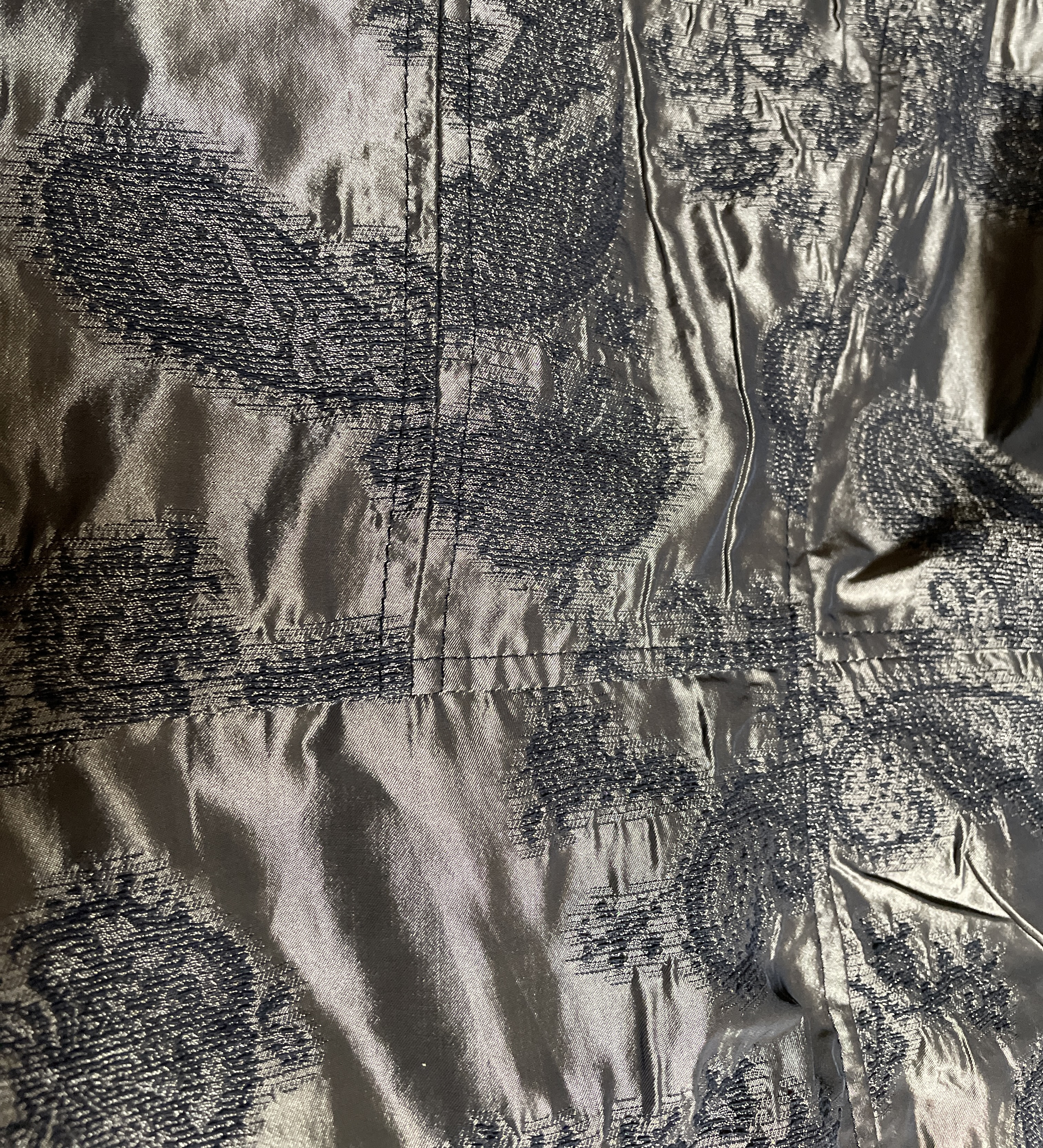 Blazer Jacquard Brocado Tornasolado Metalizado KRISS SWEDEN (L) NUEVO  6