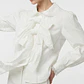 Blusa Romántica con Lazos y Encaje (S) SHOWROOM - Miniatura 2