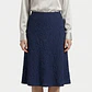Falda Evasé 100% Seda Crinkle ALBERTA FERRETTI (M) NUEVO CON ETIQUETAS - thumbnail 1